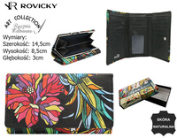 Women's leather wallet R-N55020-ART