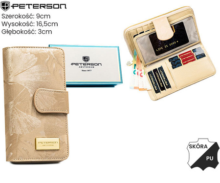 Portfel damski PTN PS116-MLF Beige