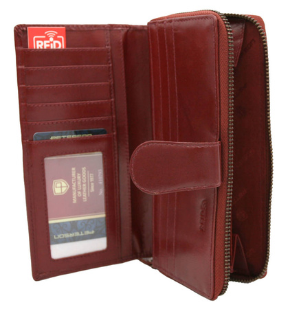 Portfel skórzany PTN 2519-BO Wine