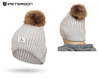 Warm Women's Hat with Angora Blend PETERSON PTN HAT-07 Grey