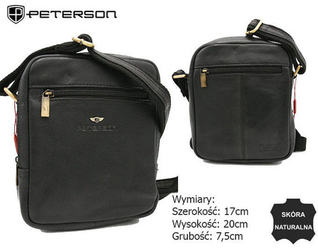 Torba skórzana PETERSON PTN-374-NDM