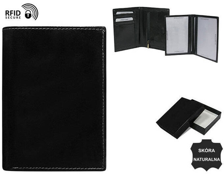 Portfel męski skórzany N74-VT-NL BLACK