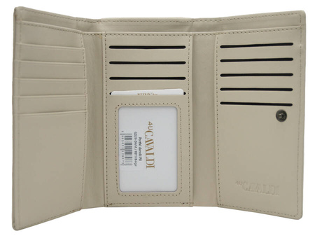 Portfel damski PU na blistrze GD29-DNM-BL Beige