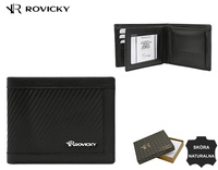 Portfel męski skórzany R-24-06-CF Black