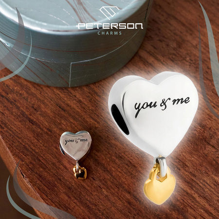 Charms ze srebra you & me PETERSON CHP-011