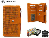 Leather wallet RFID ROVICKY R-861-DDW