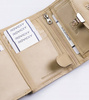Portfel skórzany RD-19-GCL Beige