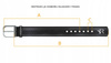 ROVICKY PDR-4 leather belt without discount