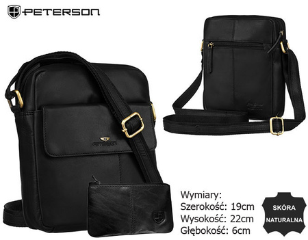 Torba skórzana + Etui PTN 719E OPU Black