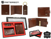 Three-Piece Gift Set: Men's Wallet, Cardholder and Keychain by Peterson PTN SET3-N78L-VT
