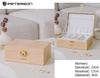 A jewelry box made of eco-leather PTN SZK-04A Cream