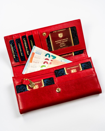 Portfel damski skórzany PTN 72037-SGN Red