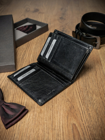 Rovicky PC-105L-BAR men's RFID leather wallet