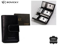 Women's Leather Wallet R-RD-40-GCL Black