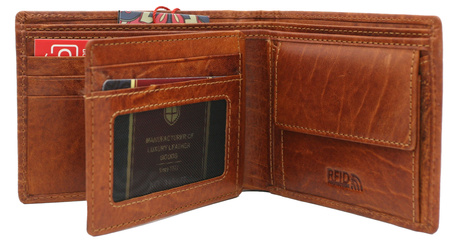 Porfel męski skórzany PTN WM1-VLCN Cognac