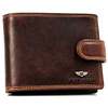 Portfel skórzany RFID PTN WL-0305L-COM Cognac
