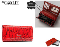 Leather & leatherette wallet RFID 4U CAVALDI PX24-DNH