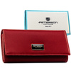 Portfel damski skóra naturalna+PU PTN PS401-HNL Red