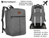 Plecak z poliestru PTN GBP-10 Silver Black