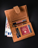 Leather wallet PTN 324Z 2-1-5 COGNAC