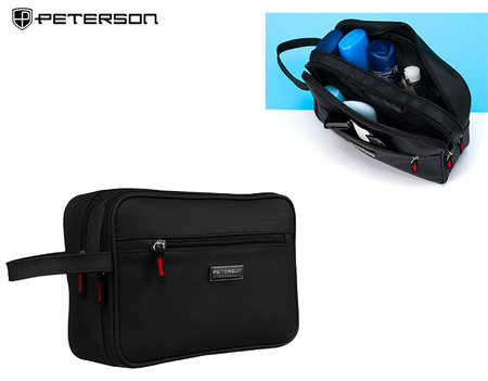 Men's travel toiletry bag PTN KOS-ME-6 Black