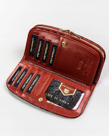 PETERSON PTN 42123-MD RFID leather wallet