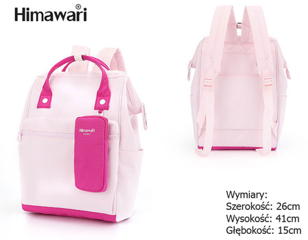 Himawari Travel Backpack with Laptop Pocket and Phone Case 1027-12