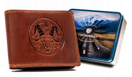 PETERSON PTN N992-EBS RFID leather wallet