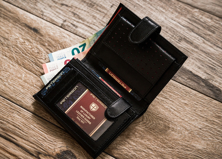 Portfel skórzany RFID PETERSON PTN 348ZA