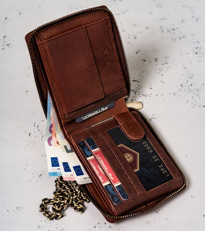PETERSON PTN N992C-04-HWM-134 RFID leather wallet