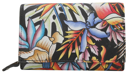 Women's leather wallet R-N19-ART
