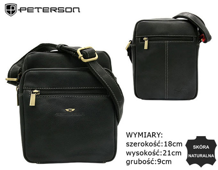 Torba skórzana PTN TB-011-COM BLACK