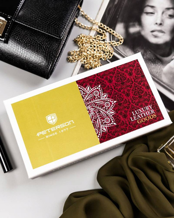 Portfel skórzany RFID PETERSON PTN 42123-SG