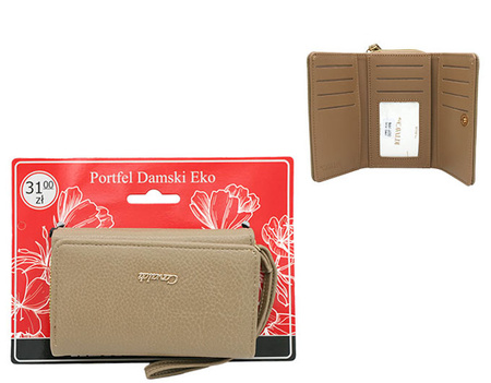 Portfel damski na blistrze 2302-D8 D.Khaki