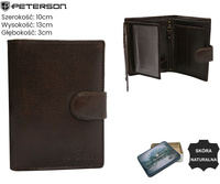 Portfel męski skórzany PTN N4L-BUF Brown