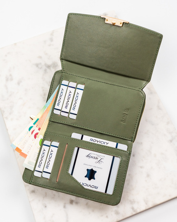 Portfel damski eko R-001-HN6 Green