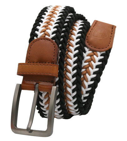 Pasek parciany z elementami skórzanymi PTN PAR-S-115 BWC-CA