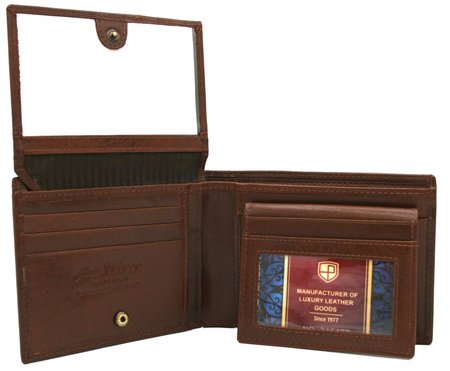Portfel skórzany PTN 22301-VT Brown