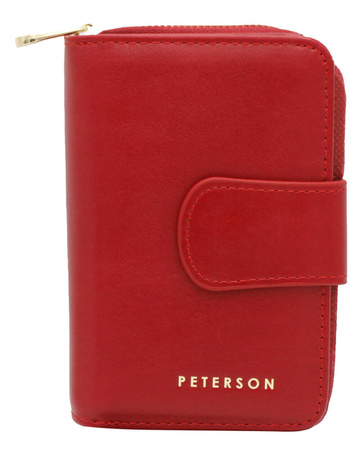 Leather wallet RFID PETERSON PTN 425214-SGN