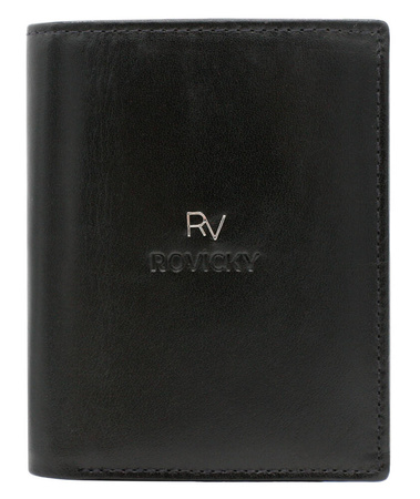 Leather Wallet RV-7680277-BCA Black