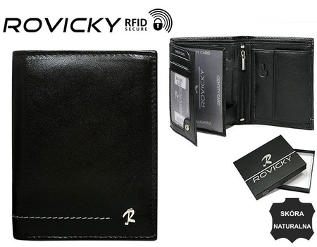 Vertical men’s wallet RFID ROVICKY N4-CMC