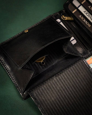 Portfel skórzany RFID ROVICKY 22323-VT-RVT Black