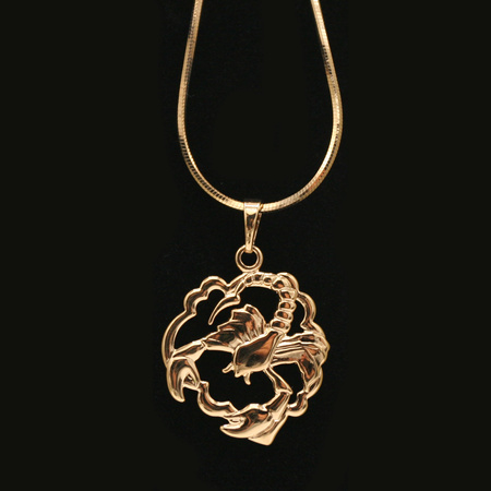 Łańcuszek z wisiorkiem P8-N20 Gold Skorpion