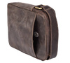 Leather bag 250587-MH BROWN