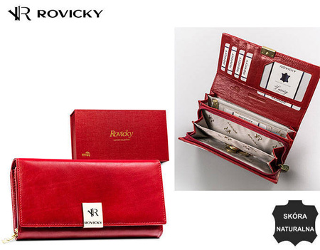 ROVICKY R-42106-SG RFID leather wallet