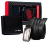 Leather Gift Set: Men’s Wallet and Belt with Automatic Buckle - PIERRE CARDIN ZM-PC6