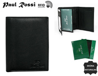 Portfel skórzany RFID PAUL ROSSI N4-GTN-RFID