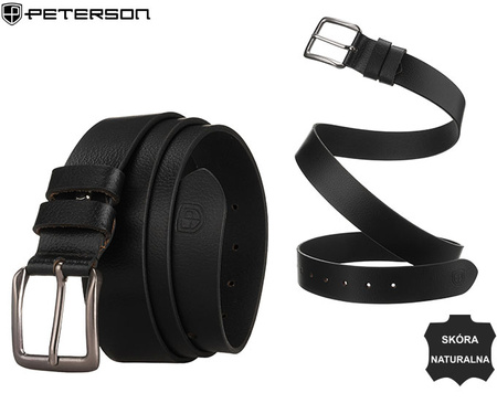 Pasek męski skórzany PTN LTP-27 Black