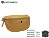 Leather bumbag PETERSON PTN 28301-SD