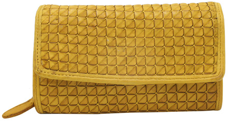 Portfel damski skórzany R-N22-ZPT Yellow